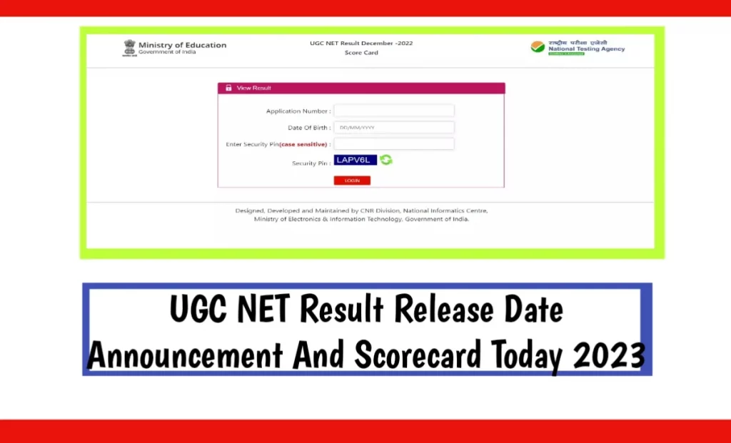 UGC NET Result Release Date Announced And Scorecard Download 2023