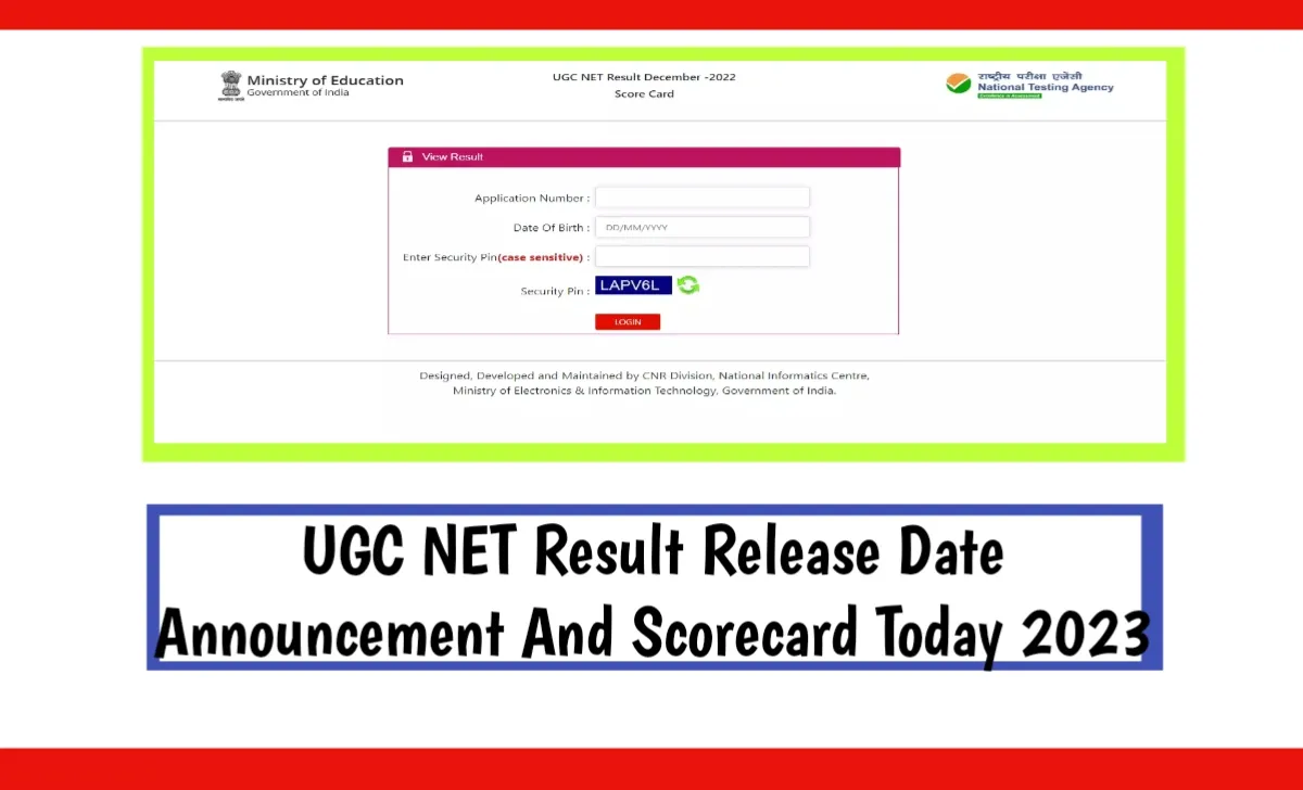 UGC NET Result Release Date Announced And Scorecard Download 2023