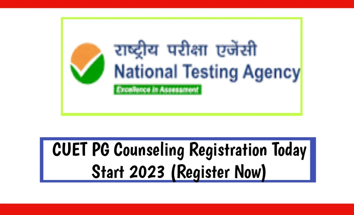 CUET PG Counselling Registration Today Start 2023