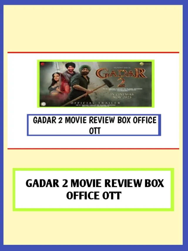 Gadar 2 Box Office Collection, Check Day 1 Collection In India